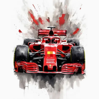 Diamond Painting Formel-1 Rennwagen